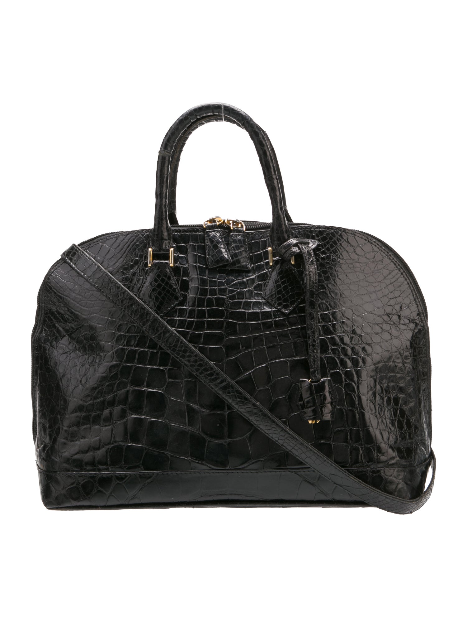 Saks Fifth Avenue Alligator Top Handle Bag